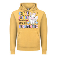 Vintage Mustard cute smart and a little bit dramatic Vintage Hoodie - MaliasSmallBusiness