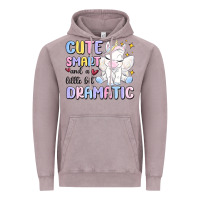 Vintage Zinc cute smart and a little bit dramatic Vintage Hoodie - MaliasSmallBusiness