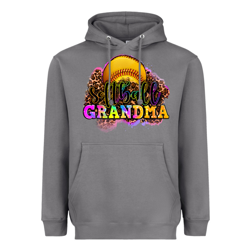 Softball Grandma Heavyweight Hoodie by OliviaCreatesArt | Teevron