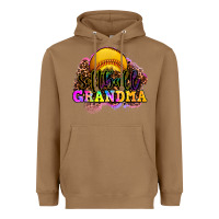Toasted Coconut softball grandma Heavyweight Hoodie - OliviaCreatesArt