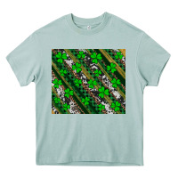 Arona st patricks western brush strokes Heavy Core Tee - Artiststas