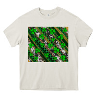 Cream st patricks western brush strokes Heavy Core Tee - Artiststas