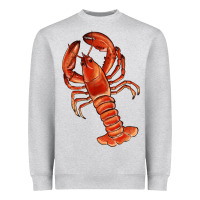 Heather Grey crawfish Heavyweight Sweatshirt - RanaPortraitStore