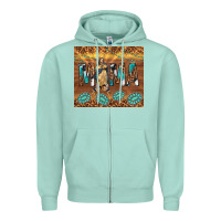 Seafoam our lady of guadalupe Zipper Hoodie - TumblerDesignByShophia