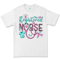 White registered nurse rn Premium Tee - BarkalooDesign