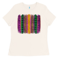 Bone mardi gras western brush stroke Ladies Tee - Artiststas