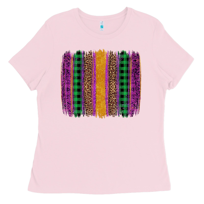 Mardi Gras Western Brush Stroke Ladies Tee by Artiststas | Teevron