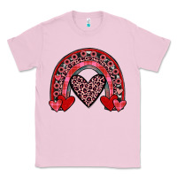 Bubblegum Pink valentines heart rainbow Classic Tee - JahusDesignShop