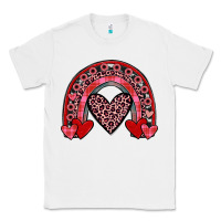 White valentines heart rainbow Classic Tee - JahusDesignShop