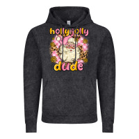 Vintage Black holly jolly dude Vintage Hoodie - MaliasSmallBusiness