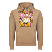 Vintage Coffee holly jolly dude Vintage Hoodie - MaliasSmallBusiness