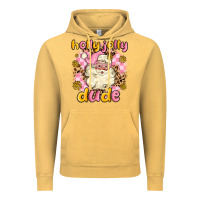 Vintage Mustard holly jolly dude Vintage Hoodie - MaliasSmallBusiness