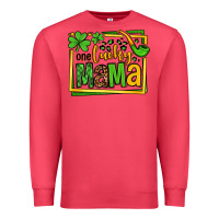 Cardinal One lucky mama St. Patrick's Premium Sweatshirt - OliviaCreatesArt