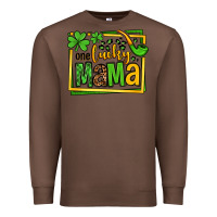 Chestnut One lucky mama St. Patrick's Premium Sweatshirt - OliviaCreatesArt