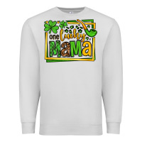 Dove Grey One lucky mama St. Patrick's Premium Sweatshirt - OliviaCreatesArt