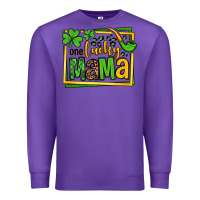 Purple One lucky mama St. Patrick's Premium Sweatshirt - OliviaCreatesArt