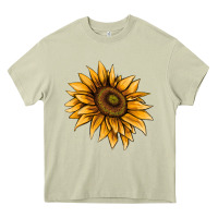 Mossy sunflower Heavy Core Tee - AdoDesignShop