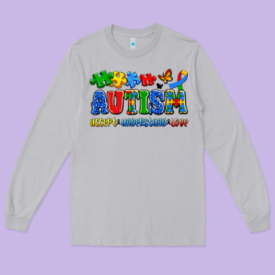 Autism Accept Understand Love Long Sleeve Tee Designed By Artiststas