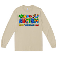 Mushroom autism accept understand love Long Sleeve Tee - Artiststas