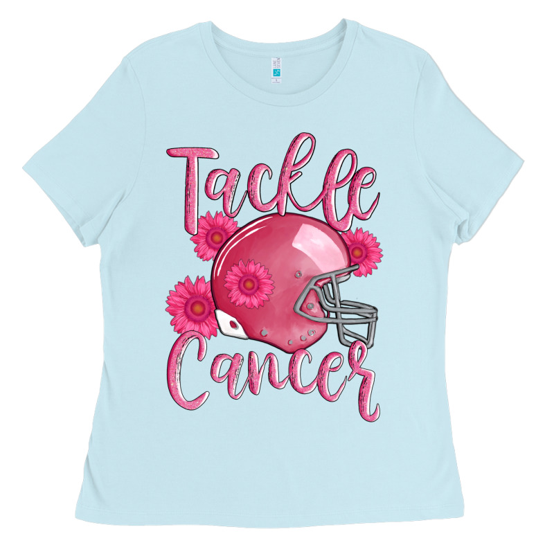 Tackle Cancer Helmet Ladies Tee by AdoDesignShop | Teevron