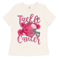 Bone tackle cancer helmet Ladies Tee - AdoDesignShop