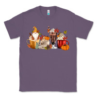 Lavender Fall Gnome Coffee Cups Classic Tee - MaliasSmallBusiness