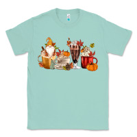 Seafoam Fall Gnome Coffee Cups Classic Tee - MaliasSmallBusiness