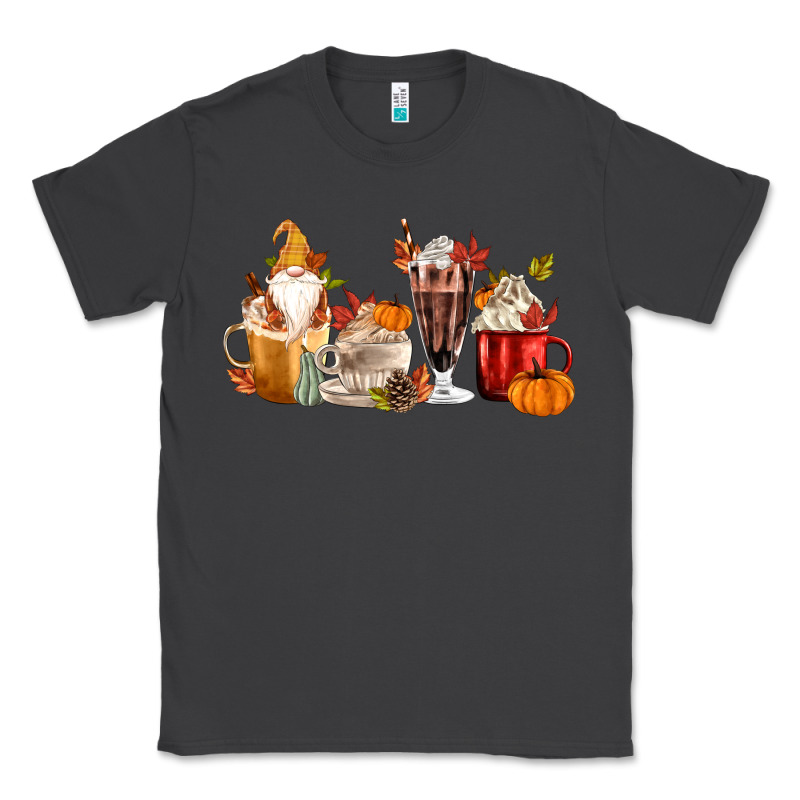Fall Gnome Coffee Cups Classic Tee by MaliasSmallBusiness | Teevron