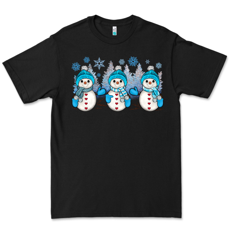 Snowman Winter Premium Tee by JahusDesignShop | Teevron