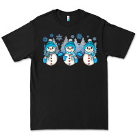 Black snowman winter Premium Tee - JahusDesignShop