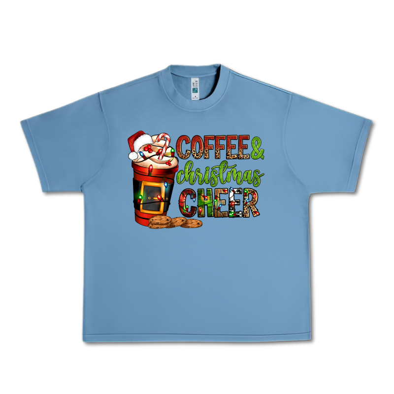 Coffee And Christmas Cheer Urban Heavy Tee by NancyCooperArtShop | Teevron