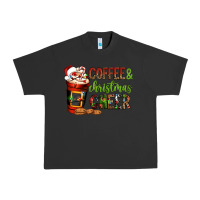 Pigment Black Coffee and Christmas cheer Urban Heavy Tee - NancyCooperArtShop