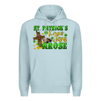 Blue Mist St. Patrick's know Jesus arose Premium Hoodie - CowGirlArtShop