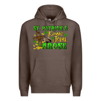 Coffee St. Patrick's know Jesus arose Premium Hoodie - CowGirlArtShop