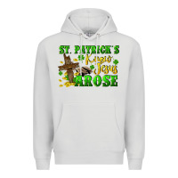Dove Grey St. Patrick's know Jesus arose Premium Hoodie - CowGirlArtShop