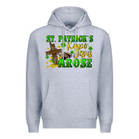 Heather Grey St. Patrick's know Jesus arose Premium Hoodie - CowGirlArtShop