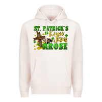 Pale Pink St. Patrick's know Jesus arose Premium Hoodie - CowGirlArtShop