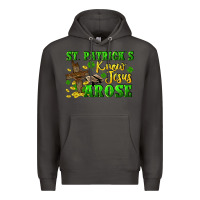 Smoke St. Patrick's know Jesus arose Premium Hoodie - CowGirlArtShop