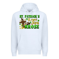 White St. Patrick's know Jesus arose Premium Hoodie - CowGirlArtShop