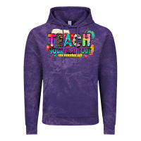 Cloud Purple teach your heart out Vintage Hoodie - NancyCooperArtShop