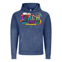Vintage Denim teach your heart out Vintage Hoodie - NancyCooperArtShop