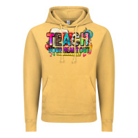 Vintage Mustard teach your heart out Vintage Hoodie - NancyCooperArtShop