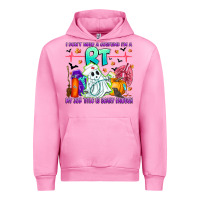 Fuchsia Pink respiratory therapist halloween humor Urban Hoodie - CowhideDigitalArt