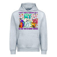 Heather Grey respiratory therapist halloween humor Urban Hoodie - CowhideDigitalArt