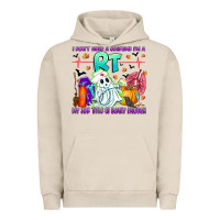 Pigment French Oak respiratory therapist halloween humor Urban Hoodie - CowhideDigitalArt