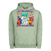 Pigment Oil Green respiratory therapist halloween humor Urban Hoodie - CowhideDigitalArt