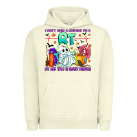 Pigment Pistachio respiratory therapist halloween humor Urban Hoodie - CowhideDigitalArt