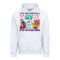 White respiratory therapist halloween humor Urban Hoodie - CowhideDigitalArt