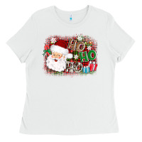 White ho ho ho santa Ladies Tee - AdoDesignShop