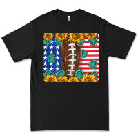 Black American football and america Premium Tee - NancyCooperArtShop